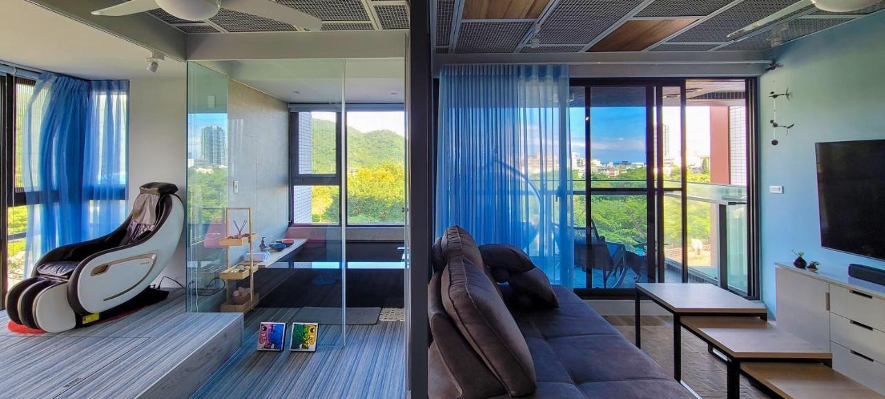 Toucheng Happyhouse頭城黑皮家 附早餐アパートメント エクステリア 写真